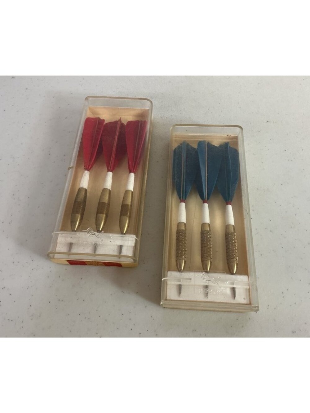 Vintage Unicorn Brass Darts Lot of 6